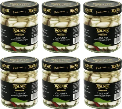Obrázek produktu pro Rolnik Nakládaný česnek 200 g