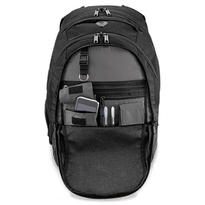 Produktbild von Quadra Vessel Laptop Rucksack - 26 Liter BC786 (Einheitsgröße) (Schwarz)