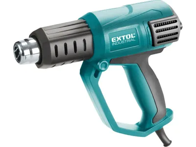Obrázek produktu pro EXTOL INDUSTRIAL 8794800 Horkovzdušná pistole s plynulou regulací teploty a průtoku vzduchu, 2000 W
