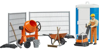 Produktbild von bruder bworld Baustellenset, Kulisse