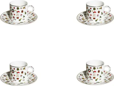Produktbild von TAITÙ Noel Oro Kaffeetassen 4 Stück