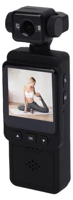 Produktbild von Bodycam 1080p HD – kleine, um 360 Grad drehbare, tragbare und handliche Videokamera für Sport, Action und Outdoor-Aufnahmen