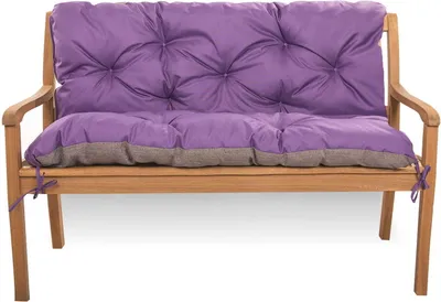 Produktbild von Gartenbankauflage 110x50x50, Bankauflage Violett, Gartenkissen, Schaukelkissen, bankkissen outdoor, Outdoor kissen, Kissen mit Rückenlehne