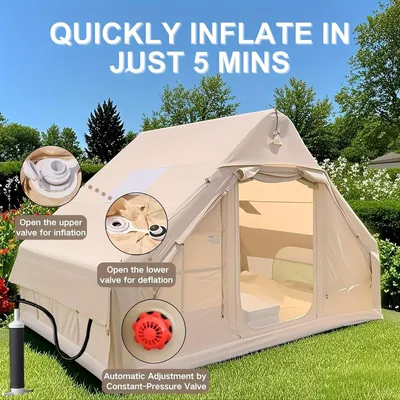 Produktbild von Aufblasbares Zelt - Campingzelt - Luftzelt - Luxuszelt - Festivalzelt