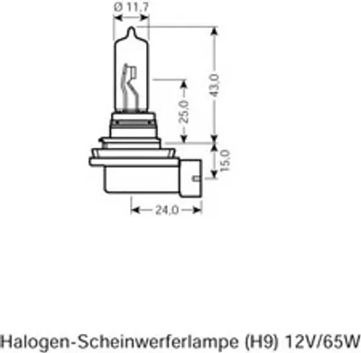 Produktbild von Osram Glühlampe, Fernscheinwerfer  64213