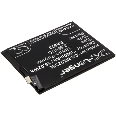 Immagine prodotto di TECHTEK Batteria compatibile con [MeiZu] M1923, M923Q, Note 9 sostituisce BA923