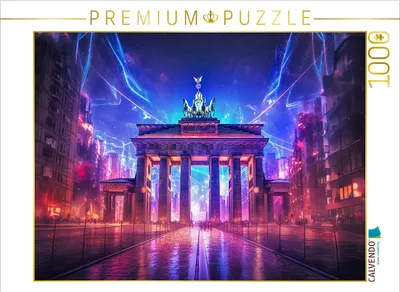 Produktbild von CALVENDO Puzzle Brandenburger Tor - Berlin | 1000 Teile Lege-Größe 64x48cm Foto-Puzzle für glückliche Stunden