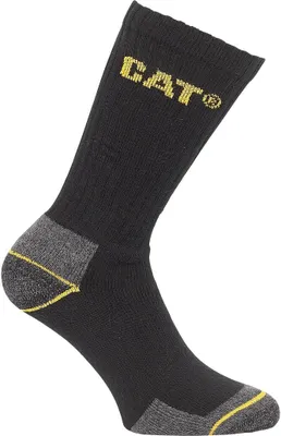 Produktbild von Pánské pracovní ponožky Caterpillar Crew, 3 páry FS181 (46-50 EUR) (Black)