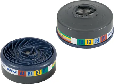 Produktbild von Gasfilter ABEK1 zu Halbmaske, 2 Stück