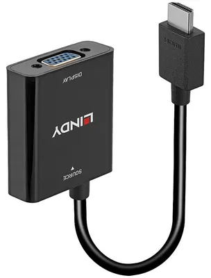 Productafbeelding van Lindy 38291 Lindy HDMI naar VGA converter, 1080p, zonder schaling
