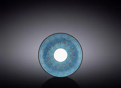 Produktbild von Wilmax Untertasse 11 cm Blau Porzellan WL-667633/B