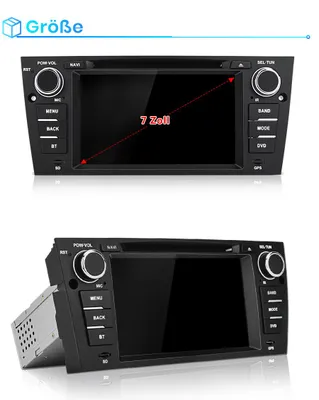 Produktbild von 7" Autoradio Für BMW 3 Serie E90 E91 E92 E93 CD DVD GPS NAV BT Player USB FM SWC