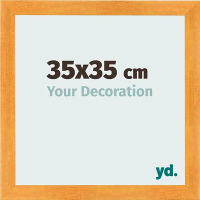 Produktbild von Bilderrahmen, 35x35 cm, Orange, MDF, Pisa