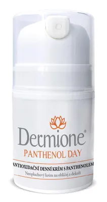 Obrázek produktu pro Dermione® PANTHENOL DAY 50 ml - Antioxidační a hypoalergenní krém s kyselinou hyaluronovou a panthenolem