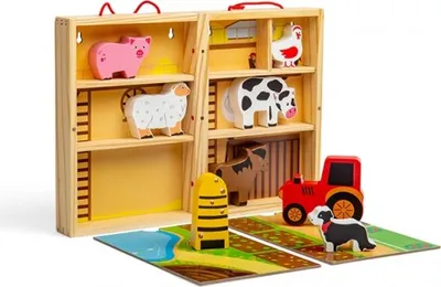 Obrázok produktu pre Bigjigs Toys Zvieracia farma Box na hračky