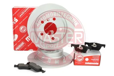 Produktbild von 2X Bremsscheiben + Bremsbeläge Hinten