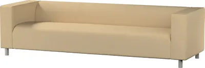 Produktbild von Dekoria Bezug für Klippan 4-Sitzer Sofa, caffe latte, Bezug für Klippan 4-Sitzer
