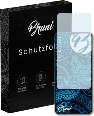 Produktbild von Bruni Basics-Clear 2x Schutzfolie kompatibel mit Cubot A1 Folie