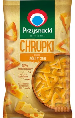 Obrázok produktu pre Kukuričné lupienky s príchuťou syra Przysnacki 130 g