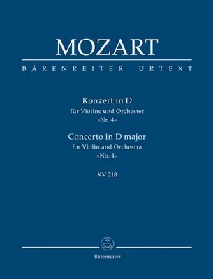Produktbild von Konzert D-Dur KV218 fürVioline und Orchester