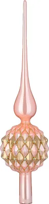 Produktbild von Christbaumspitze Glas 31cm mit Ornamenten - Sweet Melon