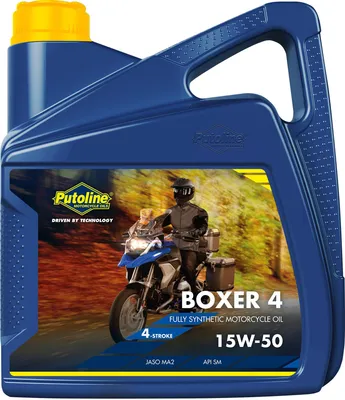 Zdjęcie produktu dla Olej silnikowy Putoline Boxer 4 15W-50 4T 4 litry kanister / API SM, JASO MA2 w pełni syntetyczny