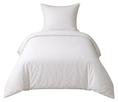 Produktbild von Bettwäsche 2tlg 135x200cm Baumwolle #UNI WEISS