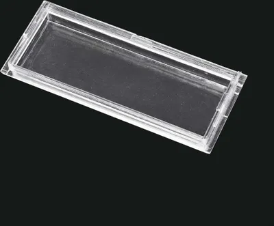 Produktbild von Wiltec Namensschild Abdeckung für Briefkasten mit Stanzmaß 69,3 x 24,7 mm für 71,5 x 27 mm Namensschild, Ersatzteil für Standbriefkasten und Wandbriefkasten