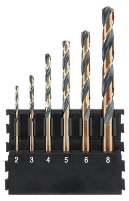 Image de Barrette de 6 forêts métal DEWALT DT70828-QZ  Black&Gold