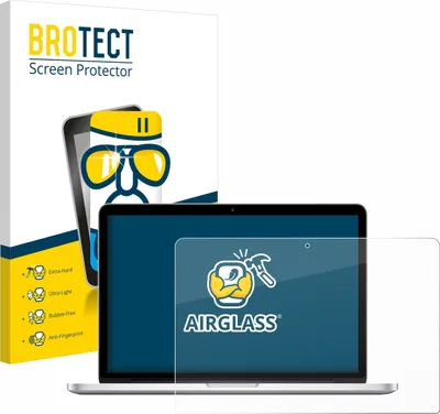 Produktbild von BROTECT Schutzglas für Apple MacBook Retina Pro 13" 2015 Schutzfolie Panzer Folie Glas Display Schutz klar