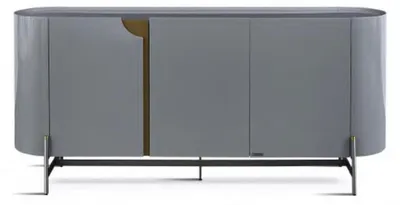 Immagine prodotto di Credenza per sala da pranzo grigia Stile Mobili di design moderno Cassettiera in legno
