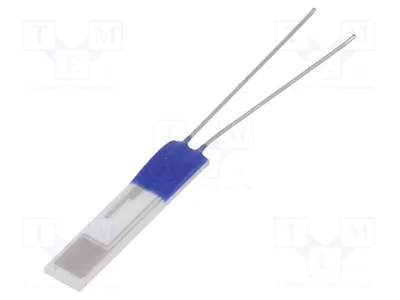 Obrázok produktu pre 1x Snímač teploty: Pt100, 100 Ω, trieda B. Vonkajšie rozmery: 9,5 x 1,9 x 0,9 mm. Typ: PT100-1020, snímač teploty