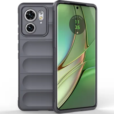 Obrázek produktu pro Pouzdro na telefon pro Motorola Edge 40 Soft TPU Silikonový nárazuvzdorný protiskluzový kryt Dark Grey