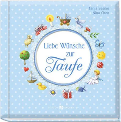 Immagine prodotto di Liebe Wünsche zur Taufe (blau)