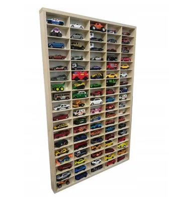 Produktbild von Autoregal Wandregal für Spielzeugautos Parking Hot Wheels Sammlervitrine Vertikale