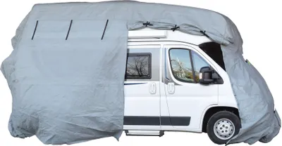 Produktbild von GreenYard® Wohnmobil Schutzhülle Größe L 730 x 235 x 275 cm Schutzhaube Ganzgarage Garage Abdeckplane Campingmobil