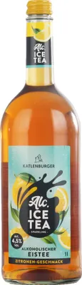 Produktbild von Katlenburger Alc. Ice Tea Zitrone 4,5% Vol. 1L