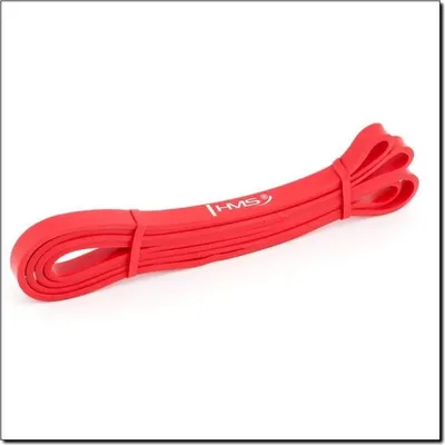 Obrázok produktu pre HMS GU 05 Červený elastický gymnastický pás (odpor: 8-10 kg), farba červená