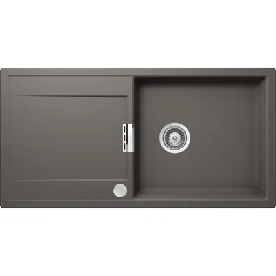 Zdjęcie produktu dla Zlewozmywak podtynkowy Schock Cristadur Mono D-100 L FB Silverstone SIL