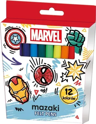 Obrázok produktu pre Mazaki Avengers 12 intensywnych kolorów do rysowania