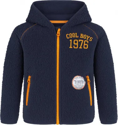 Produktbild von Jungen Teddy Fleecejacke Navy 110/116