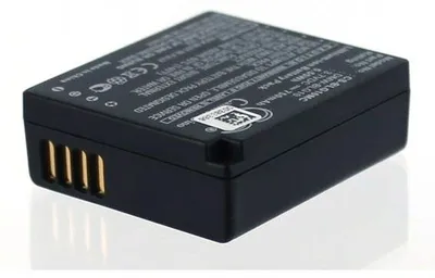 Produktbild von Akku für Panasonic LUMIX DMC-LX100 Li-Ion 7,4 Volt 700 mAh schwarz.