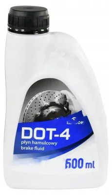 Imagen del producto de Líquido de frenos DOT-4, DOT4, 0,5 litros, para vehículos pesados, camiones y remolques