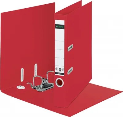 Produktbild von Leitz 10190025, A4, Rundring, Lagerung, Karton, Rot, Rot