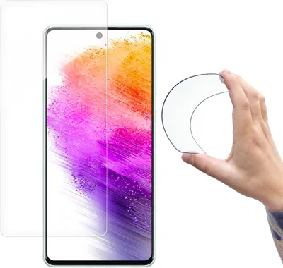 Produktbild von Wozinsky Nano Flexi Hybrid Flexible Glasfolie Gehärtetes Glas Samsung Galaxy A73 Transparent