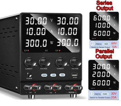 Immagine prodotto di Alimentatore da laboratorio - Alimentatore - Power bank - 15V 30A - 220V - Regolabile - Canale singolo