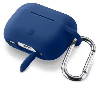 Obrázek produktu pro Cellularline 8018080489655, Obal, Modrá, Apple, AirPods 4, AirPods 4 ANC, Silikon, Odolnost vůči nečistotám, Odolnost proti pádu, Odolné proti poškrábání