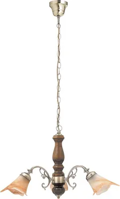 Immagine prodotto di Lampadario Rustic 3 marrone 3xE14x20W in legno, dimensioni: 100x70x70 cm, IP20, Rabalux