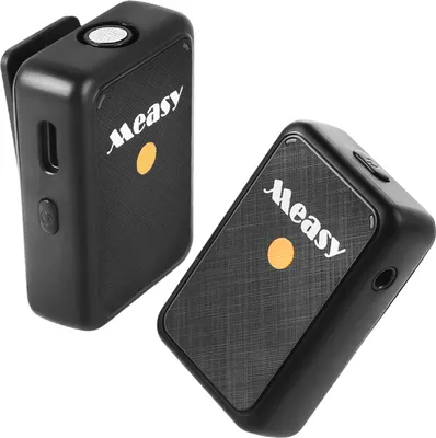 Produktbild von Measy 2,4 G Lavalier Funkmikrofon Sender Empfänger Mobiles Live-Mikrofon Intelligente Rauschunterdrückung Typ-C-Schnittstelle 30 m Übertragungsentfernung V81 (1 Senden 1 Empfangen)