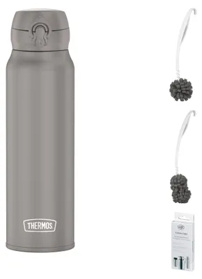 Produktbild von THERMOS ULTRALIGHT BOTTLE 0,75 l Trinkflasche – Vorteilsset mit Reinigungsbürste CLEAN FIX 30 cm